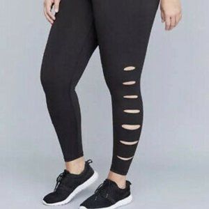 Livi Active Slash Compression Leggings 2X 18/20